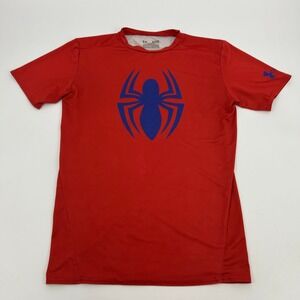 Under Armour‎ Spider-Man Compression HeatGear Shirt Men's Red XL